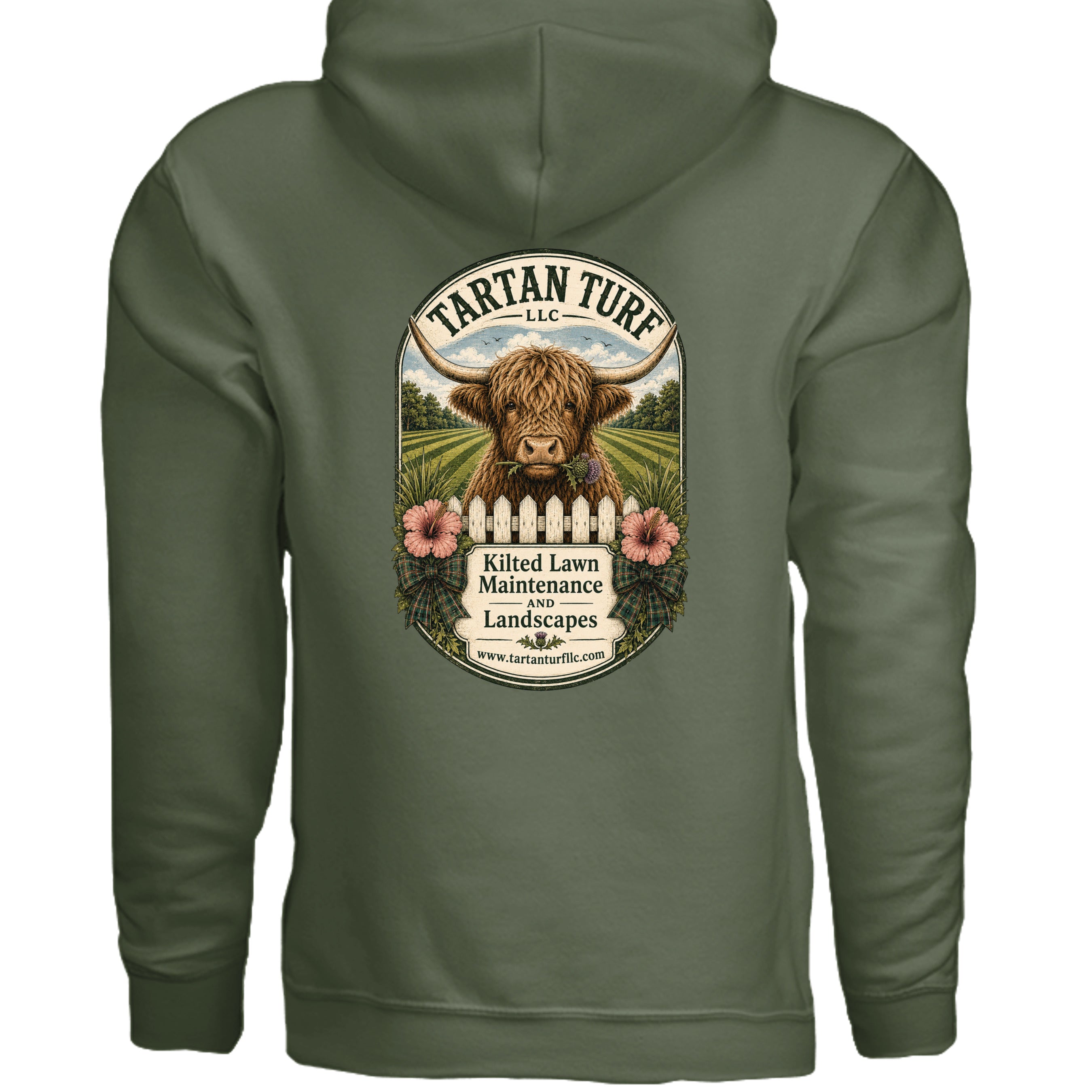 MILITARY GREEN - G185 - BACK